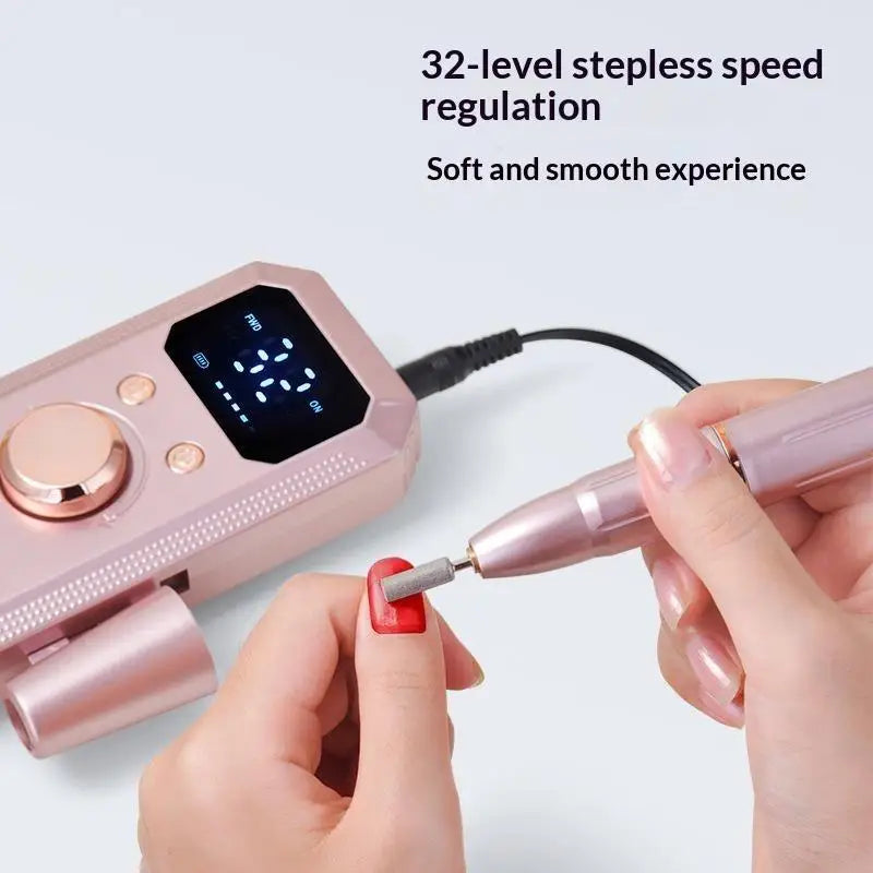 USB Rechargeable Electric Nail Drill Set | Manicure & Pedicure Electric Nail Drill QXL