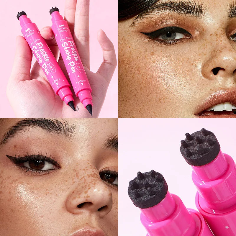 3-in-1 Freckle Stamp Pen – Eyeliner, Contour & Concealer Freckle Stamp Pen QXL