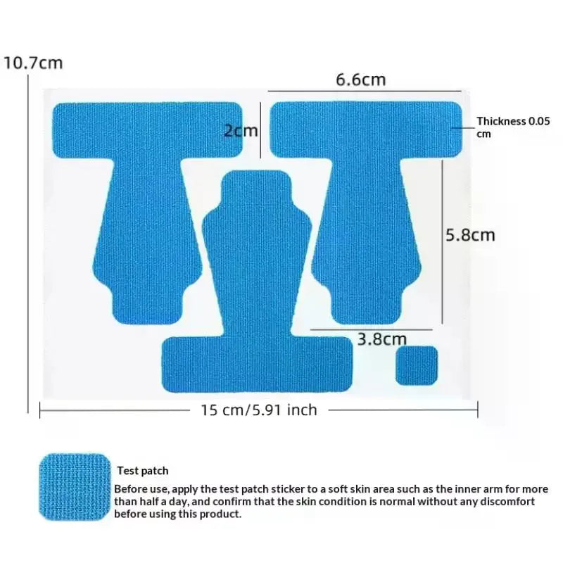 10-Set Precut Elastic Thumb Support Tape | Non-Woven Fabric Thumb Support Tape QXL