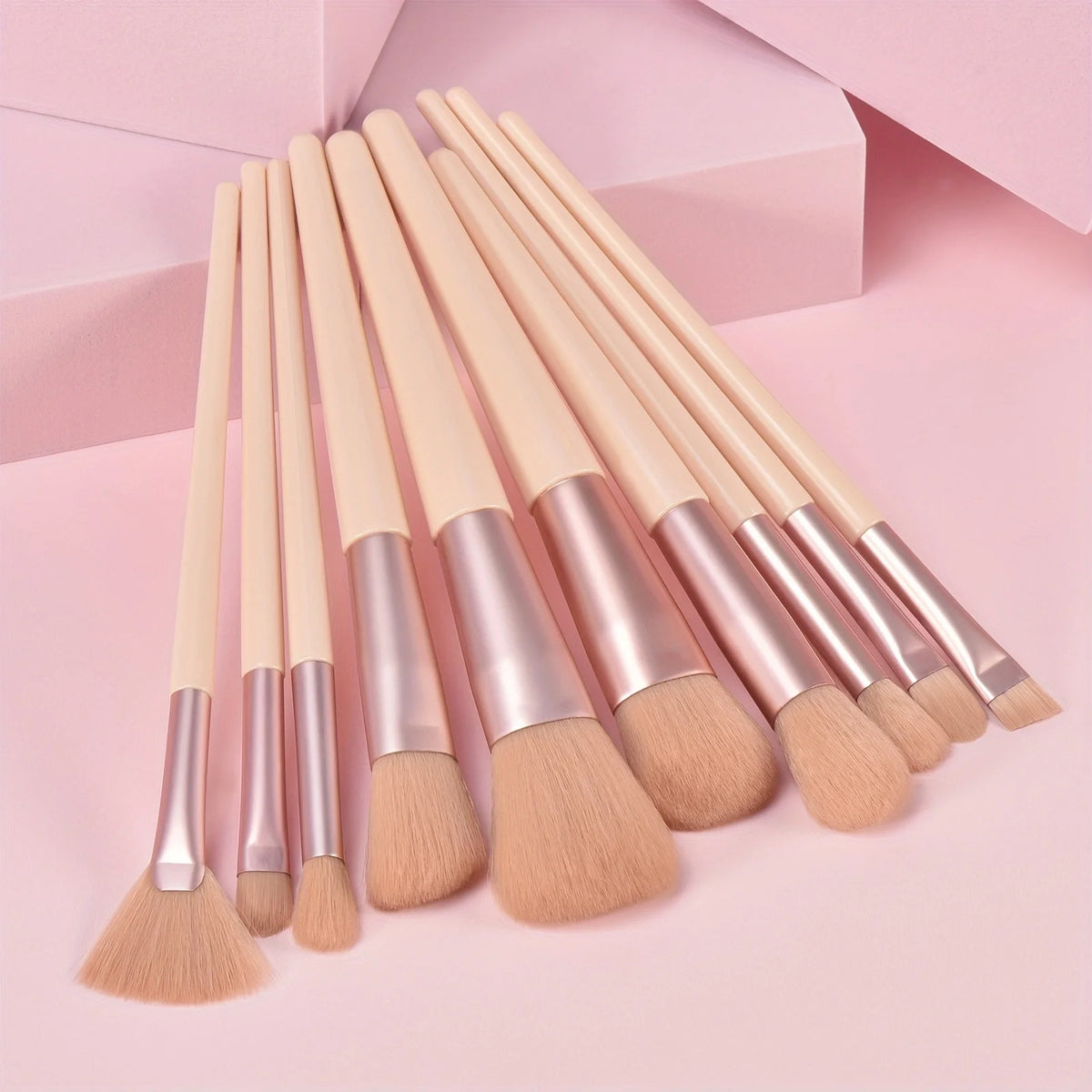 Professional Makeup Brush Set – Foundation, Contour & Eye Brushes Makeup Brush Set QXL