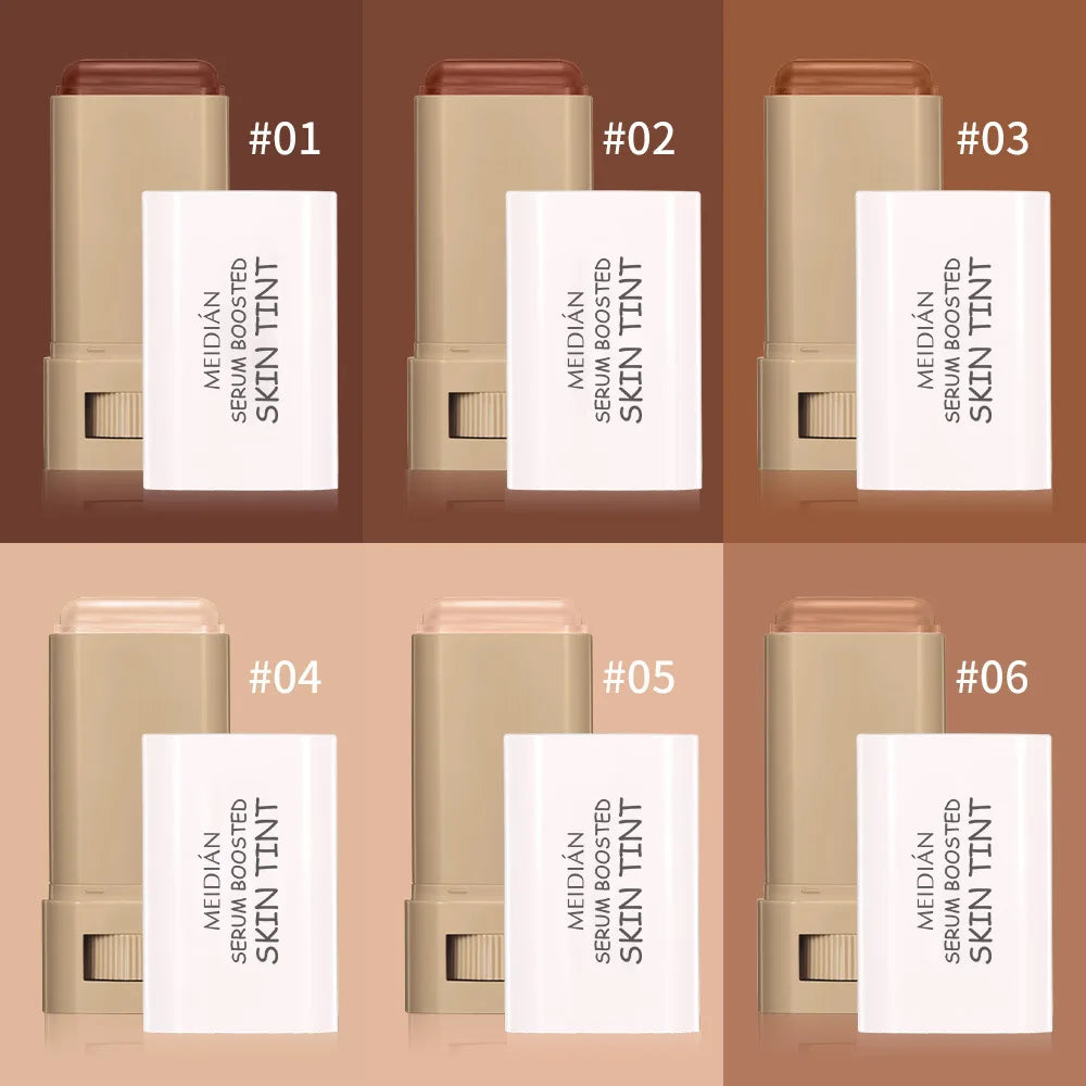 Skin Tint Foundation Stick – Waterproof, Serum-Infused Coverage Foundation Tint Stick QXL