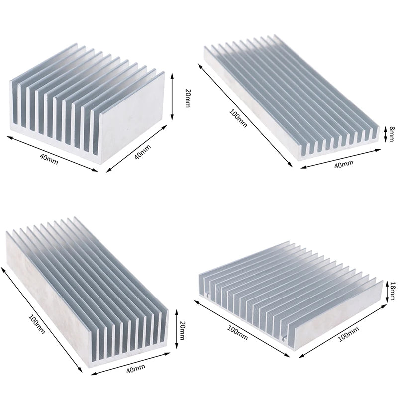Aluminum LED Heat Sink Radiator | Air-Cooled Thermal Management LED Heat Sink QXL