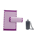 Acupressure Mat & Pillow Set | Yoga Massage Cushion Acupressure Mat Set QXL Purple Set