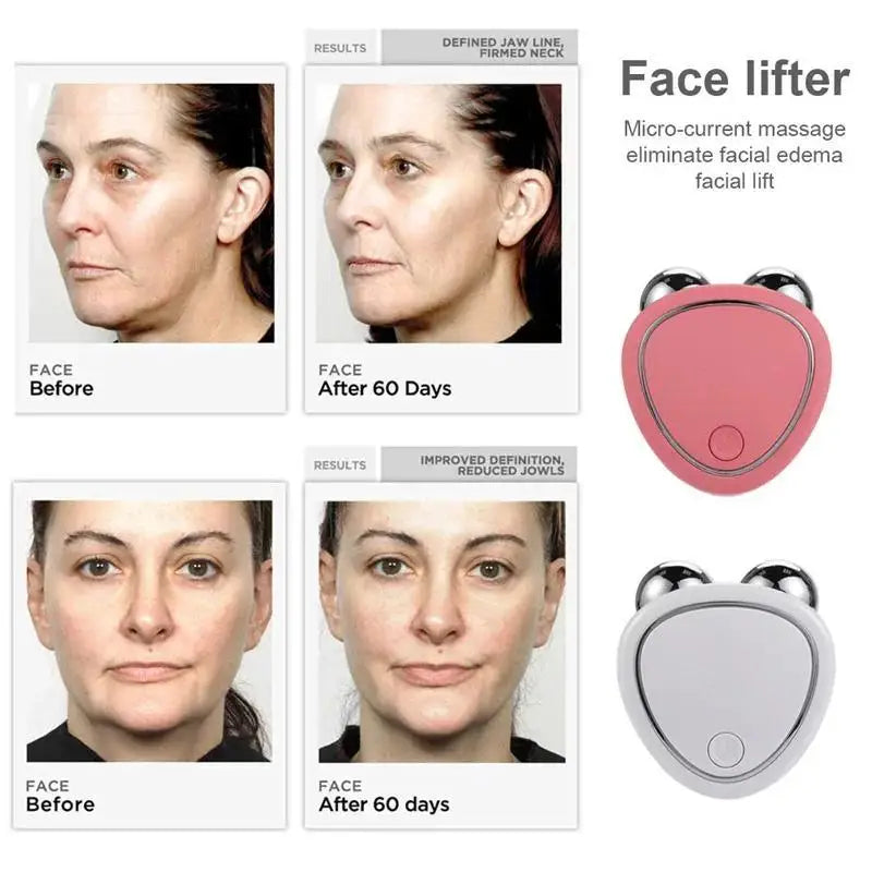 Microcurrent Facial Massager – Face Lifting & Firming Tool Facial Massager Device QXL