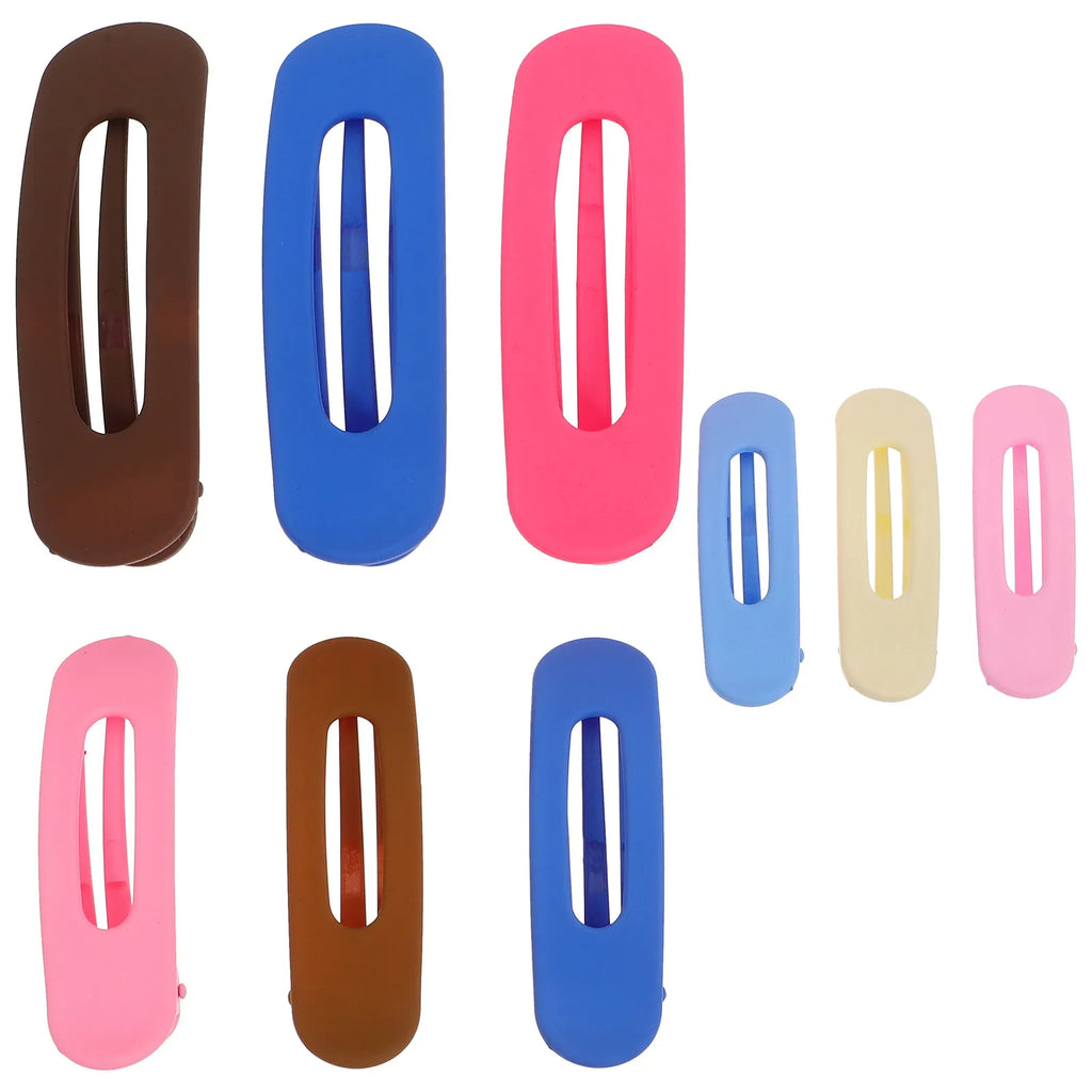 9-Pack Gradient Duckbill Flat Hair Clips | French Style Hair Clips Set QXL