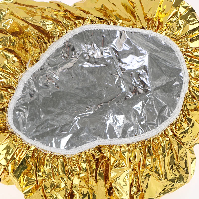 Aluminum Foil Thermal Hair Cap | Salon Hair Dyeing & Shower Hair Dyeing Cap QXL