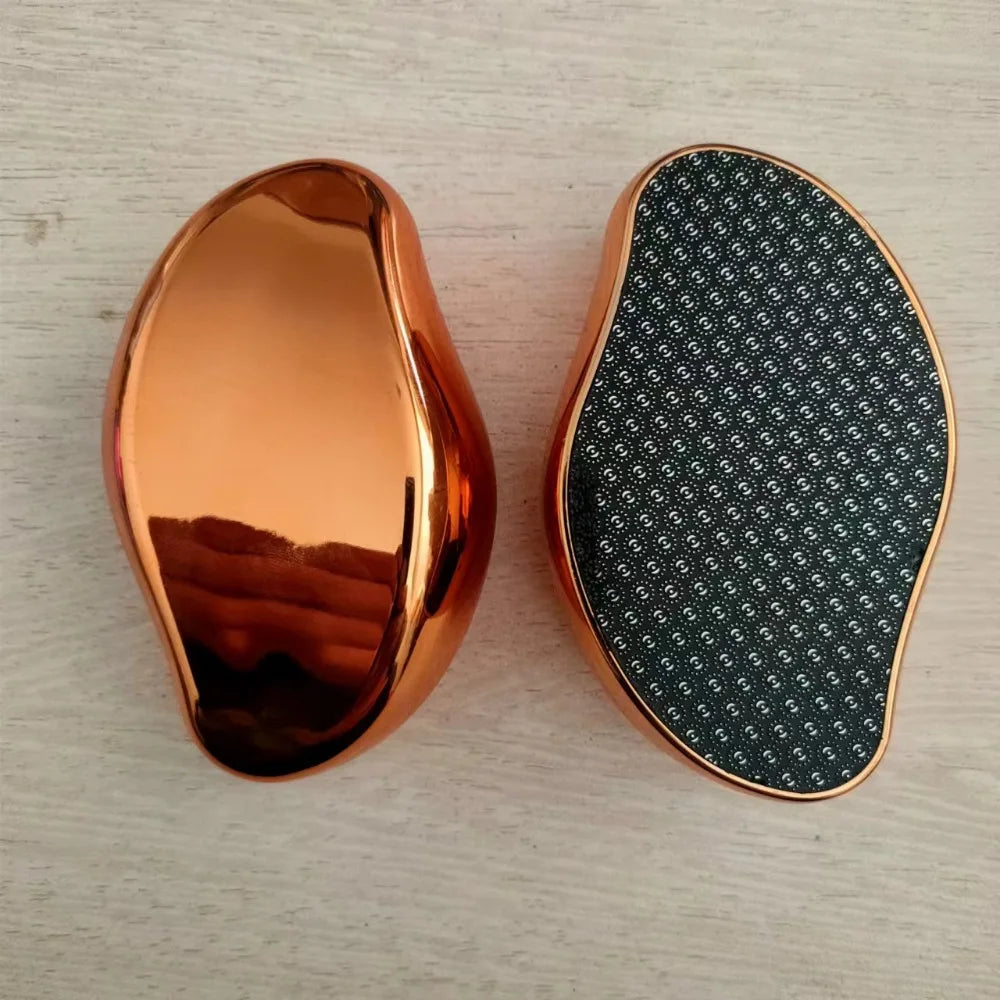 Nanoglass Oval Foot File & Callus Remover | Heel Scrubber Foot File QXL Gold