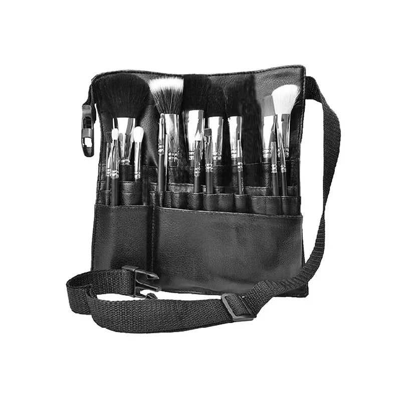 Makeup Artist Waist Bag | PU Cosmetic Tool Organizer Makeup Waist Bag QXL