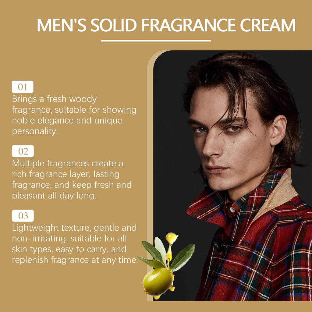 Roxelis Men's Solid Cologne Stick | Woody Fragrance Balm Solid Cologne Stick QXL