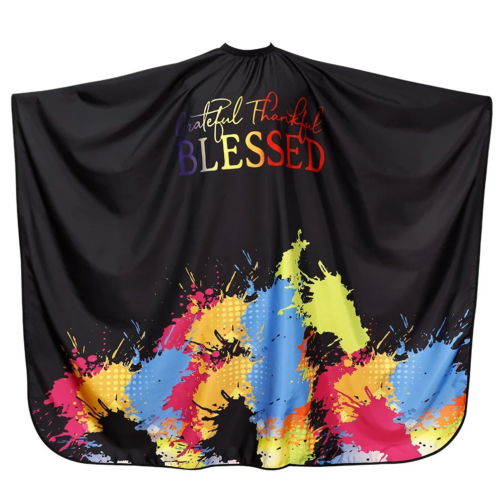 Doodle Camo Barber Cape | Anti-Static Hair Cutting Apron Barber Salon Cape QXL
