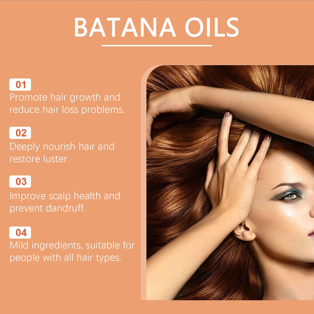 HOEGOA Batana Oil Hair Care – Nourishing Scalp & Moisture Oil Hair Conditioning Oil QXL