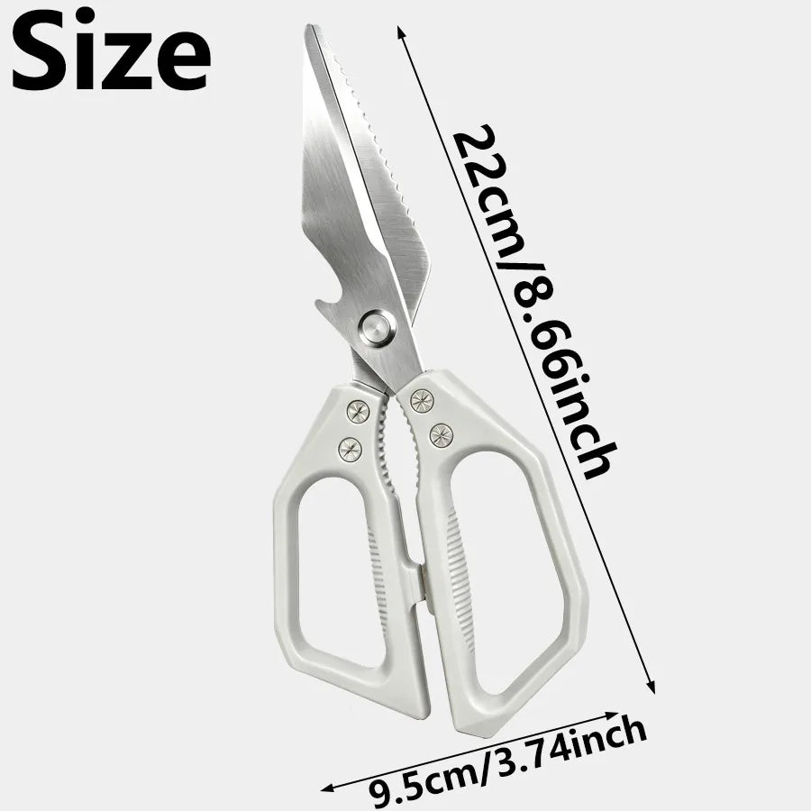 Multifunctional Kitchen Scissors | Bone Cutter & Bottle Opener Kitchen Scissors QXL