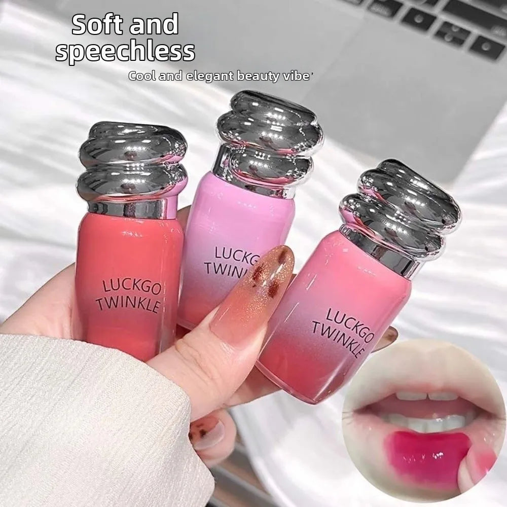 Honey-Glazed Mirror Lip Gloss | Moisturizing Color-Lock Lipstick Lip Gloss QXL