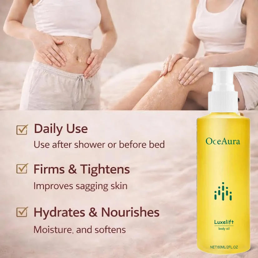 OceAura Body Firming Oil – Hydrating, Brightening & Nourishing Body Care Oil QXL