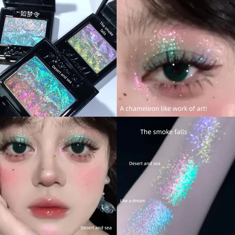Coldnwild Chameleon Gradient Monochrome Eyeshadow Color Block Eyeshadow QXL