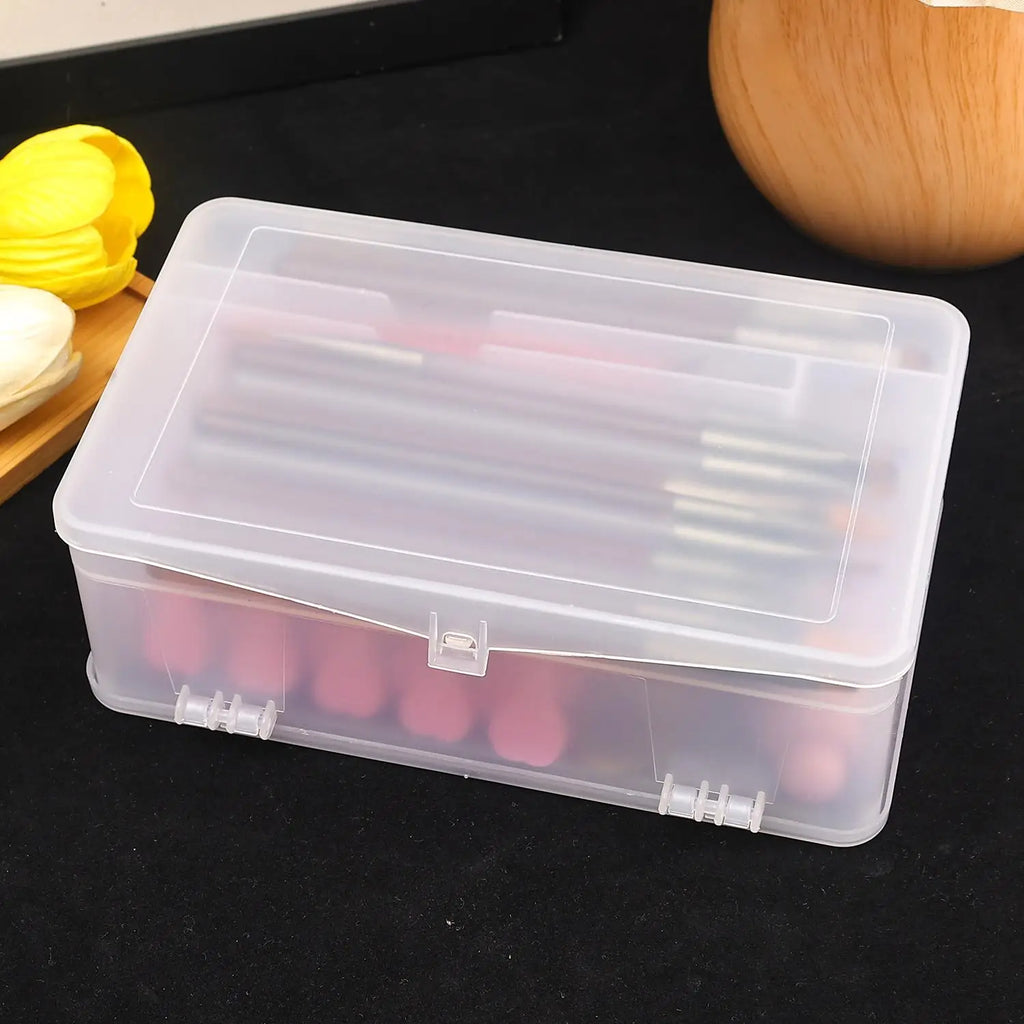 Large Capacity Double-Layer Nail Tool Storage Box Organizer Nail Tool Organizer QXL