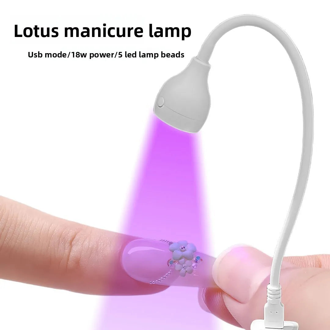 Mini Foldable UV LED Nail Lamp | USB Gel Polish Curing Light UV LED Nail Lamp QXL