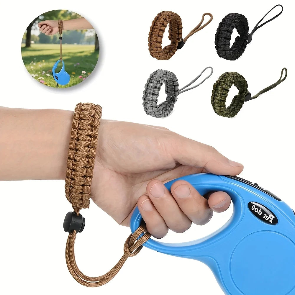Retractable Wrist Strap Dog Leash | Anti-Drop Safety Buckle Retractable Dog Leash QXL