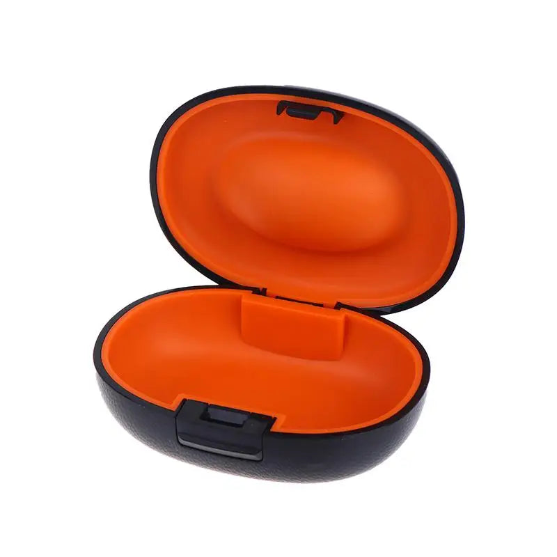 Hearing Aid Hard Case | Portable Shockproof Storage Box Hearing Aid Case QXL Black