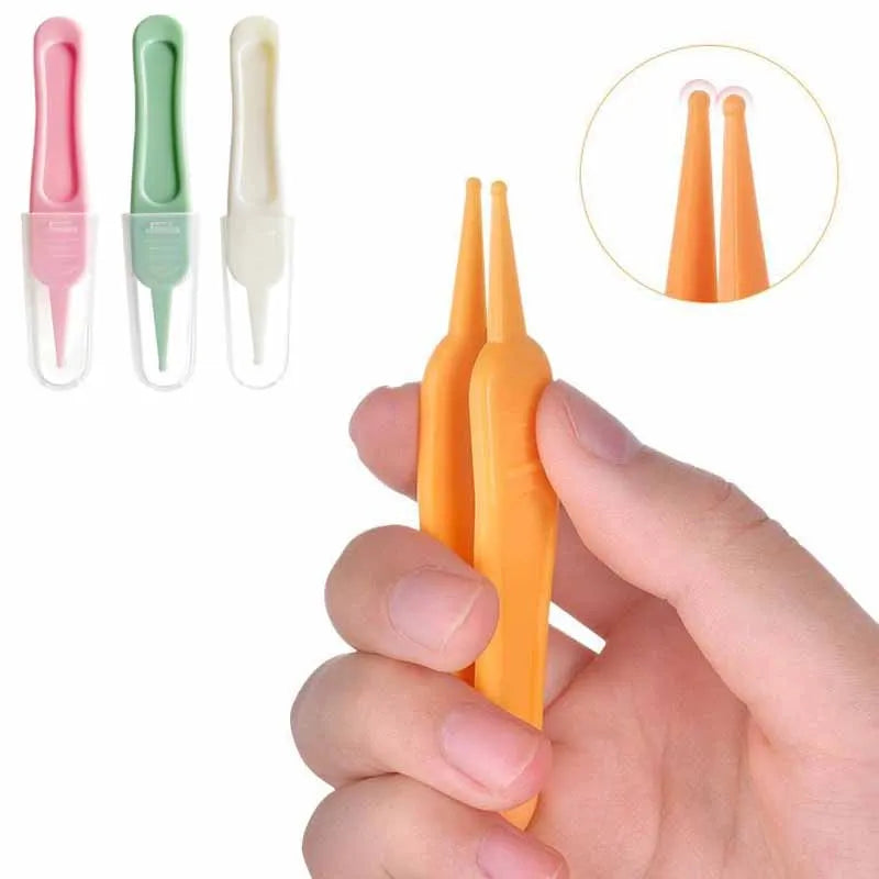 Baby Safety Tweezers | Nose & Ear Cleaning Forceps for Kids Baby Grooming Tool QXL