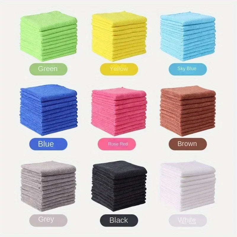 5/10-Pack Microfiber Cleaning Cloths | Absorbent Household Rags Microfiber Cleaning Cloth QXL