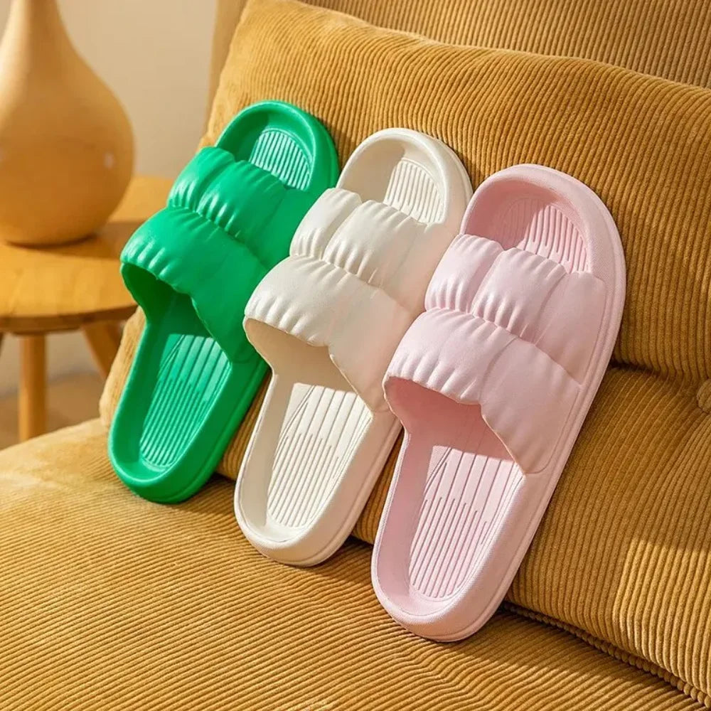 Soft EVA Non-Slip Slippers | Unisex Home & Bath Sandals EVA Home Slippers QXL