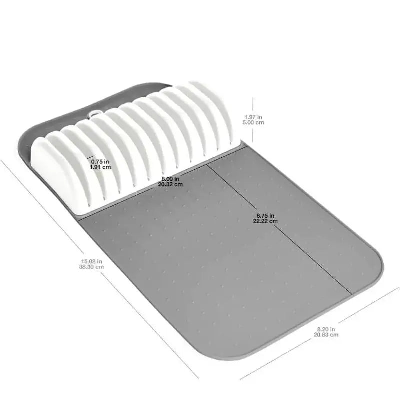 Drawer Knife Organizer | 5 & 11 Slot Non-Slip Soft-Grip Mat Drawer Knife Organizer QXL