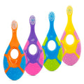 4-Pack Kids Silicone Finger Toothbrush | Soft Bristles BPA-Free Kids Toothbrush Set QXL 4PCS