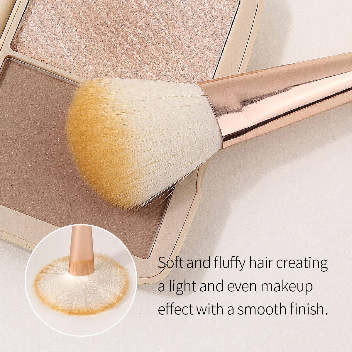 KOSSHOW Powder Blush Brush – Bronzer & Highlight Face Brush Powder Blush Brush QXL