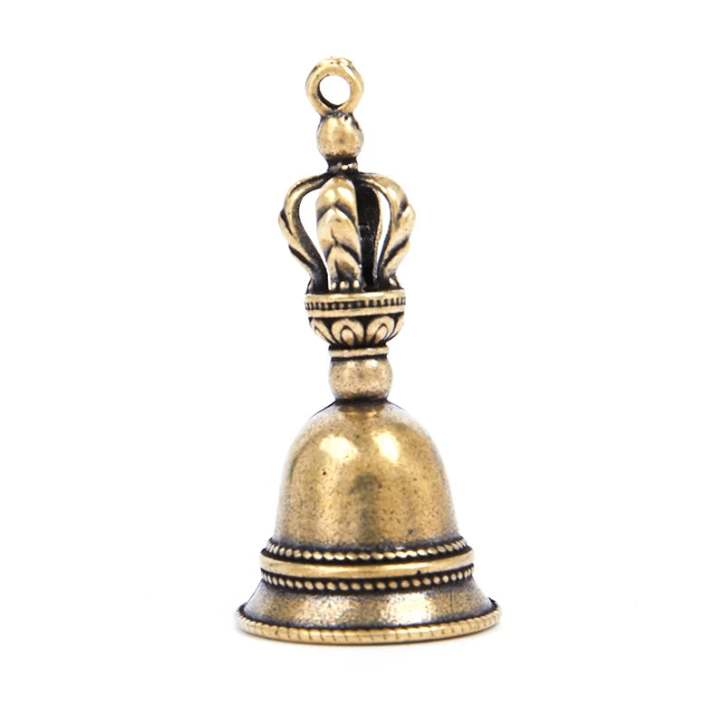 Tibetan Bronze Vintage Wind Bell | Copper Hand Bell Decorative Wind Bell QXL