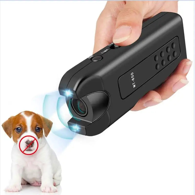 Ultrasonic Dog & Cat Repeller | Portable LED Pet Training Device Pet Training Device QXL 2pcs