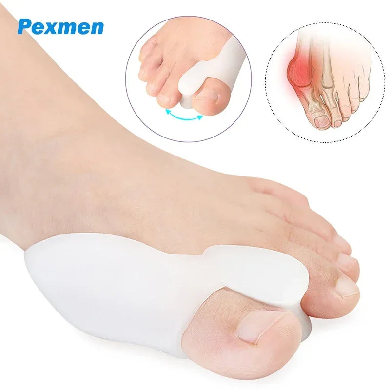 Gel Toe Separators & Big Toe Spacer Corrector – 2/4/8 Pack Gel Toe Separator QXL