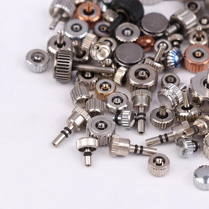 50/100Pcs Watch Crown Disassembly Heads | DIY Watch Repair Parts Watch Repair Parts QXL