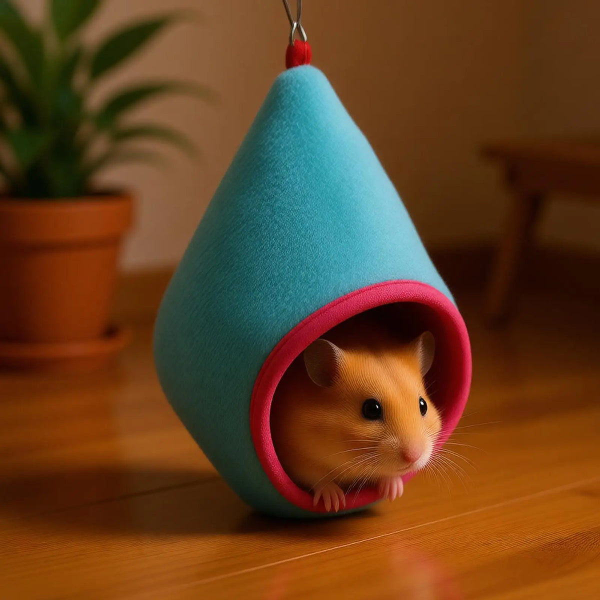 Hangable Small Pet Hammock | Hamster Ferret Hedgehog Nest Small Pet Hammock QXL