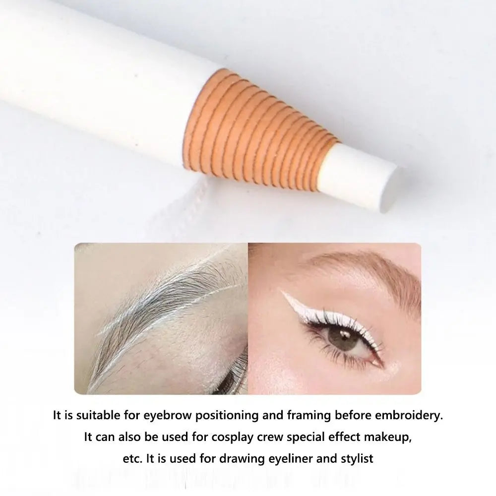 Waterproof White Eyebrow Pencil | Microblading Marker Pen Eyebrow Positioning Pen QXL