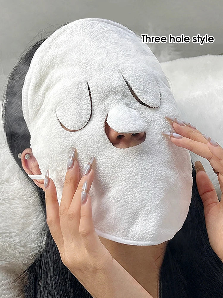 Hot & Cold Steam Compress Face Towel | Soft Skin-Friendly Facial Compress Towel QXL