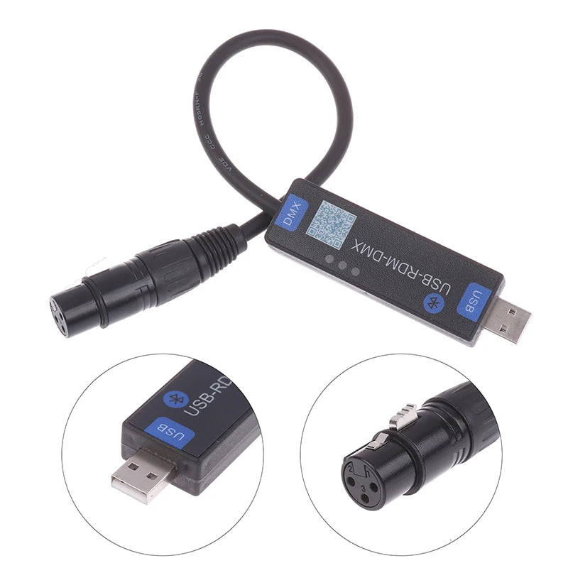 Bluetooth DMX Controller USB Android App | Stage Light Dialer DMX Lighting Controller QXL