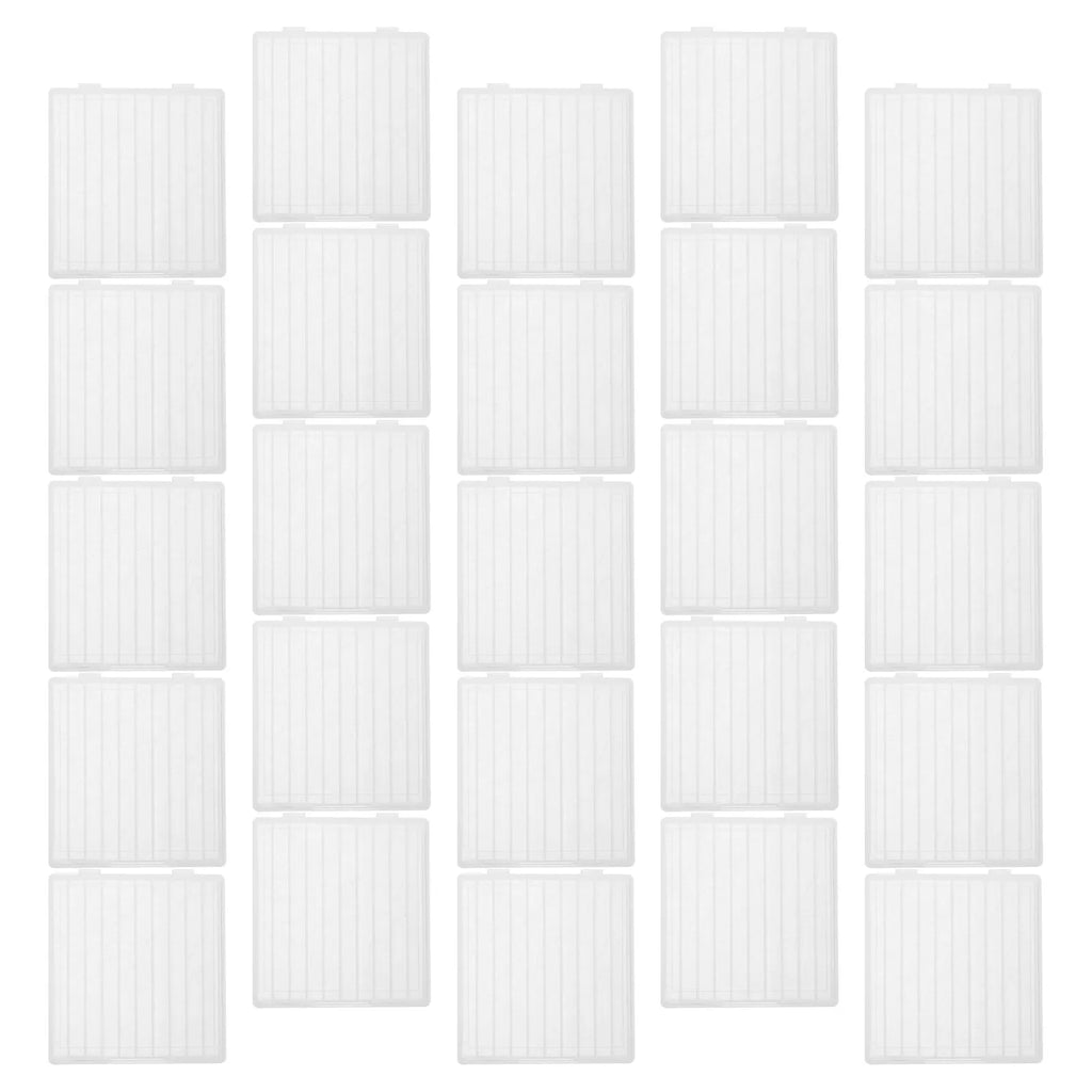 30-Pack Nail Drill Bit Storage Boxes | 10-Slot Organizer Nail Drill Bit Organizer QXL