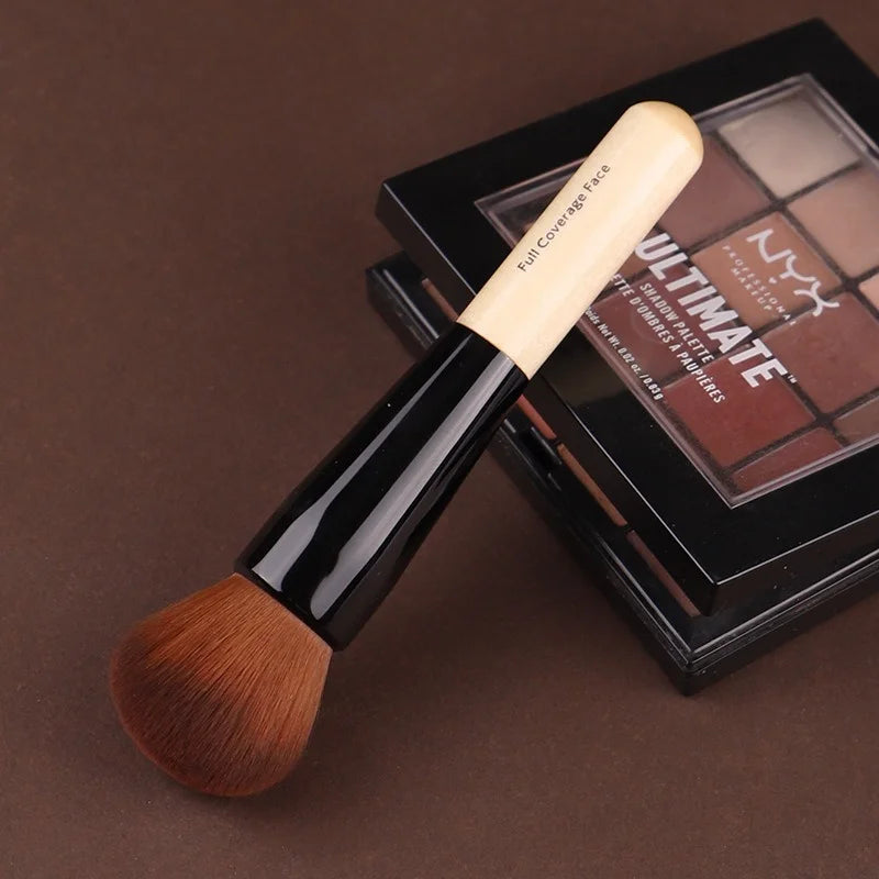 Flat Top Foundation Brush – Contour, Powder & Face Brush Makeup Brush QXL