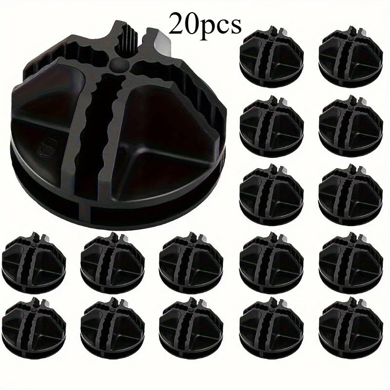 Storage Cube Connectors | Wardrobe, Shoe Cabinet & Pet Cage Cube Storage Connectors QXL Black