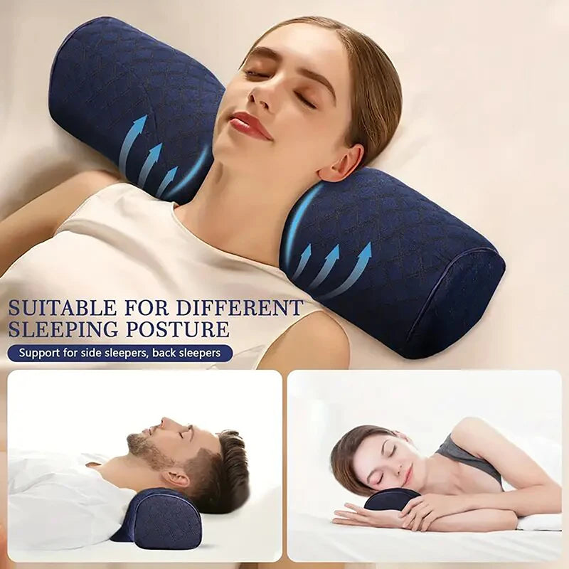 Memory Foam Cervical Pillow | Neck Support & Head Massager Cervical Support Pillow QXL