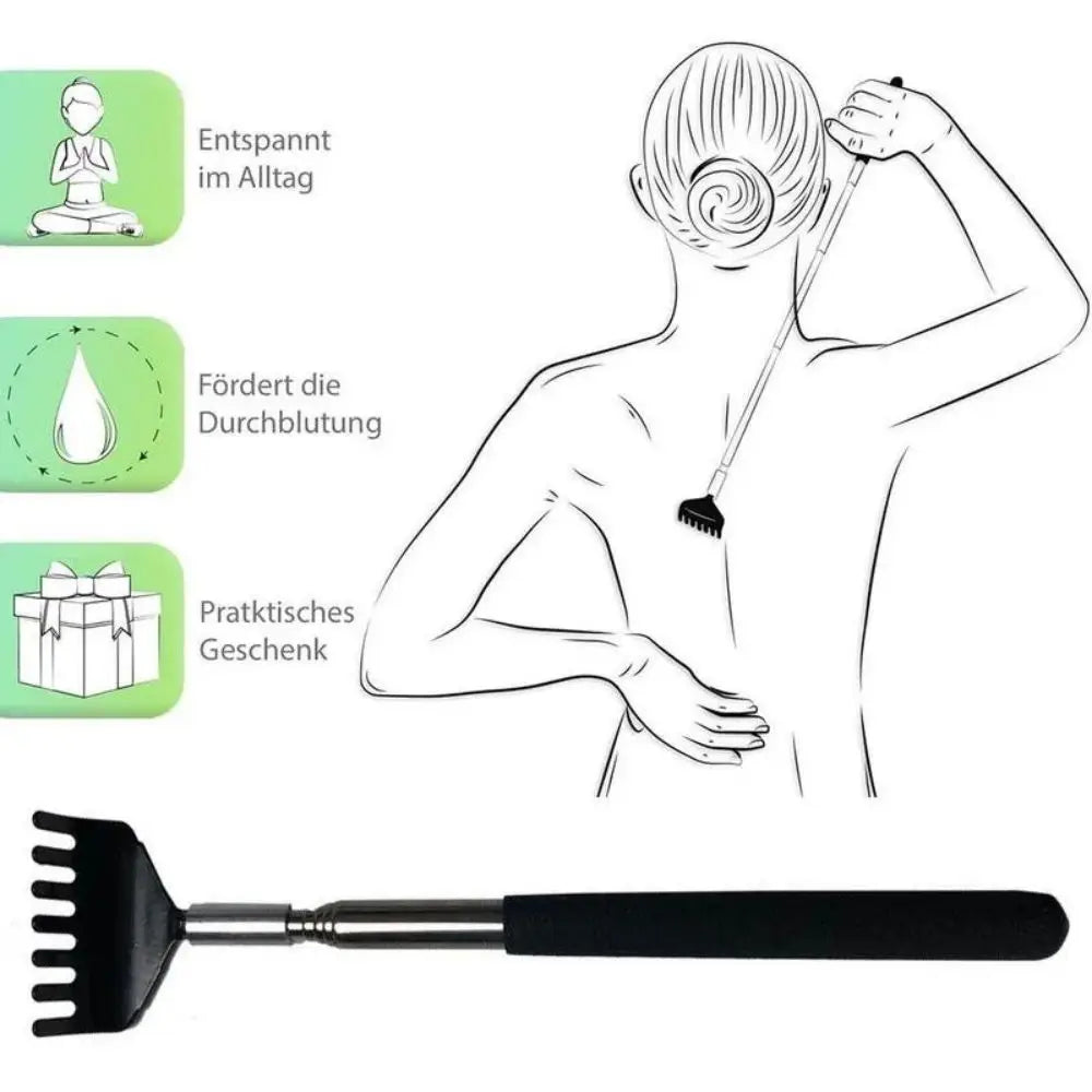 Portable Iron Back Scratcher | Manual Massage Body Tool Back Scratcher QXL