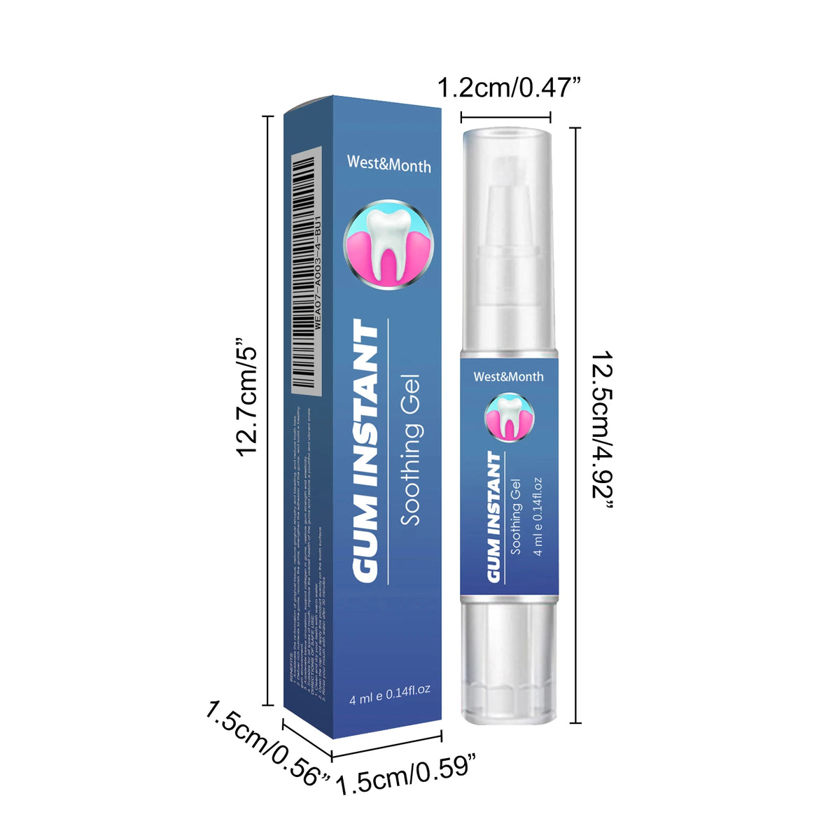 Gum Care & Repair Gel – Deep Clean, Whiten & Protect Gums Gum Care Gel QXL 1PCS