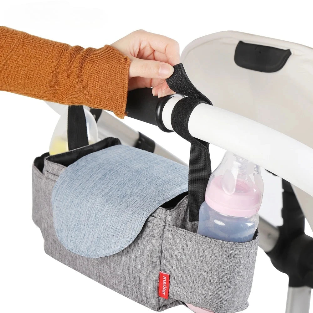 vvocci Insulated Stroller Diaper Bag | Baby Bottle Storage Insulated Diaper Bag QXL