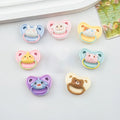 10-Pack Mini Resin Doll Pacifiers for OB11, BJD & Dollhouse Doll Accessories QXL 10pcs random