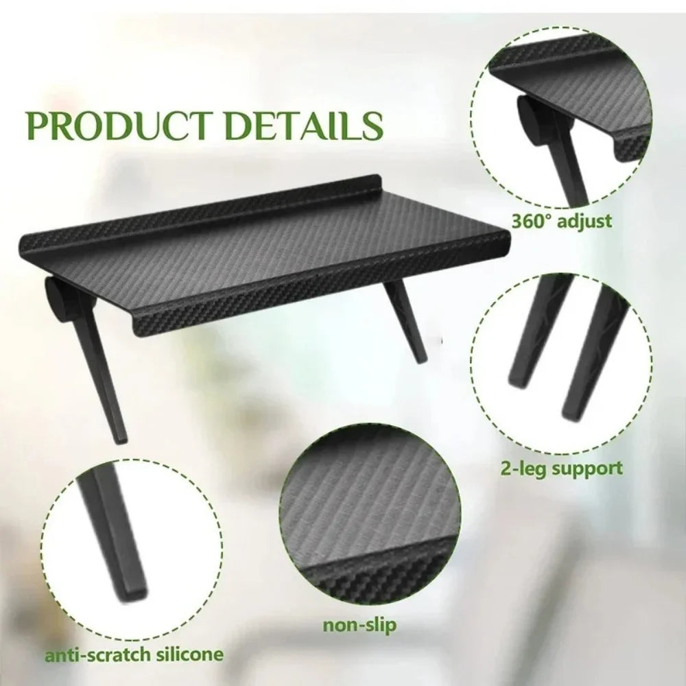 Adjustable TV Monitor Top Shelf | Desktop Storage Rack Organizer Monitor Top Shelf QXL
