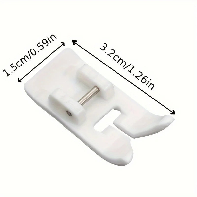 Non-Stick Teflon Presser Foot Set | Leather & Universal Fit Sewing Machine Foot QXL