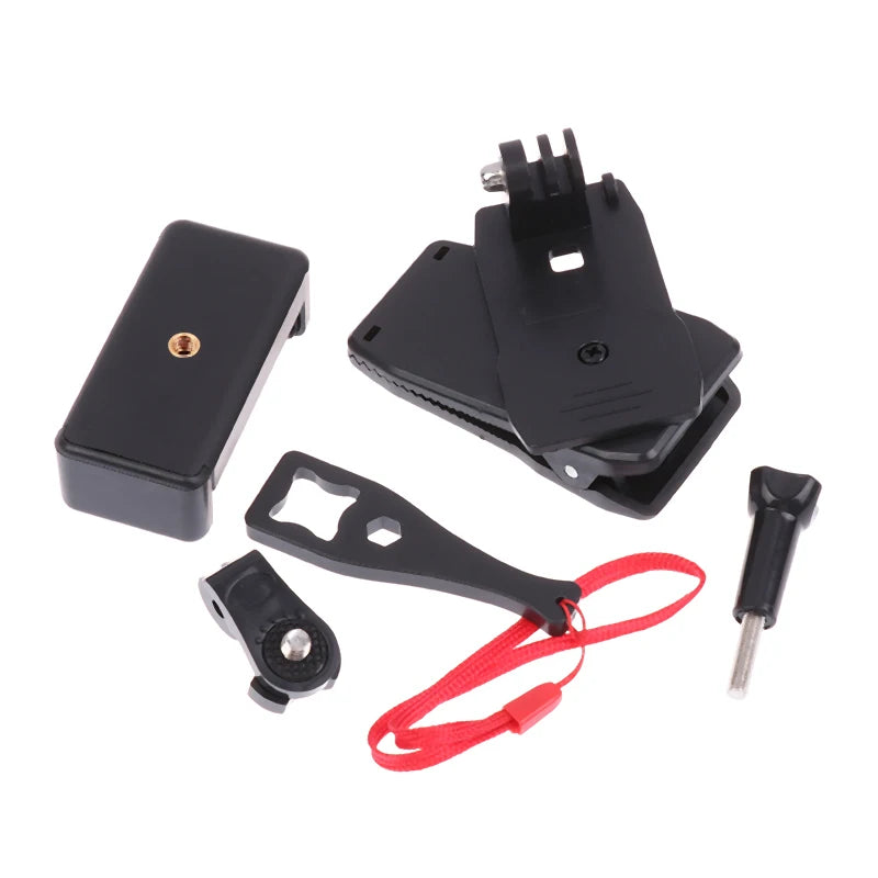 Backpack Strap Phone Mount | Anti-Slide 360° Clip Holder Phone Strap Mount QXL onesize