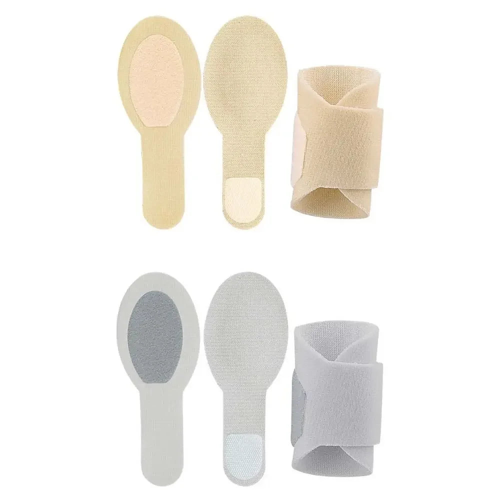 6-Pack Elastic Finger Guard Sleeve & Adjustable Splint Brace Finger Support Brace QXL