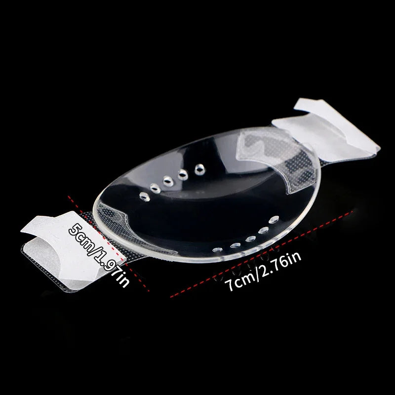 Self-Adhesive Clear Plastic Eye Shield – 10 Vent Holes Eye Shield Cover QXL
